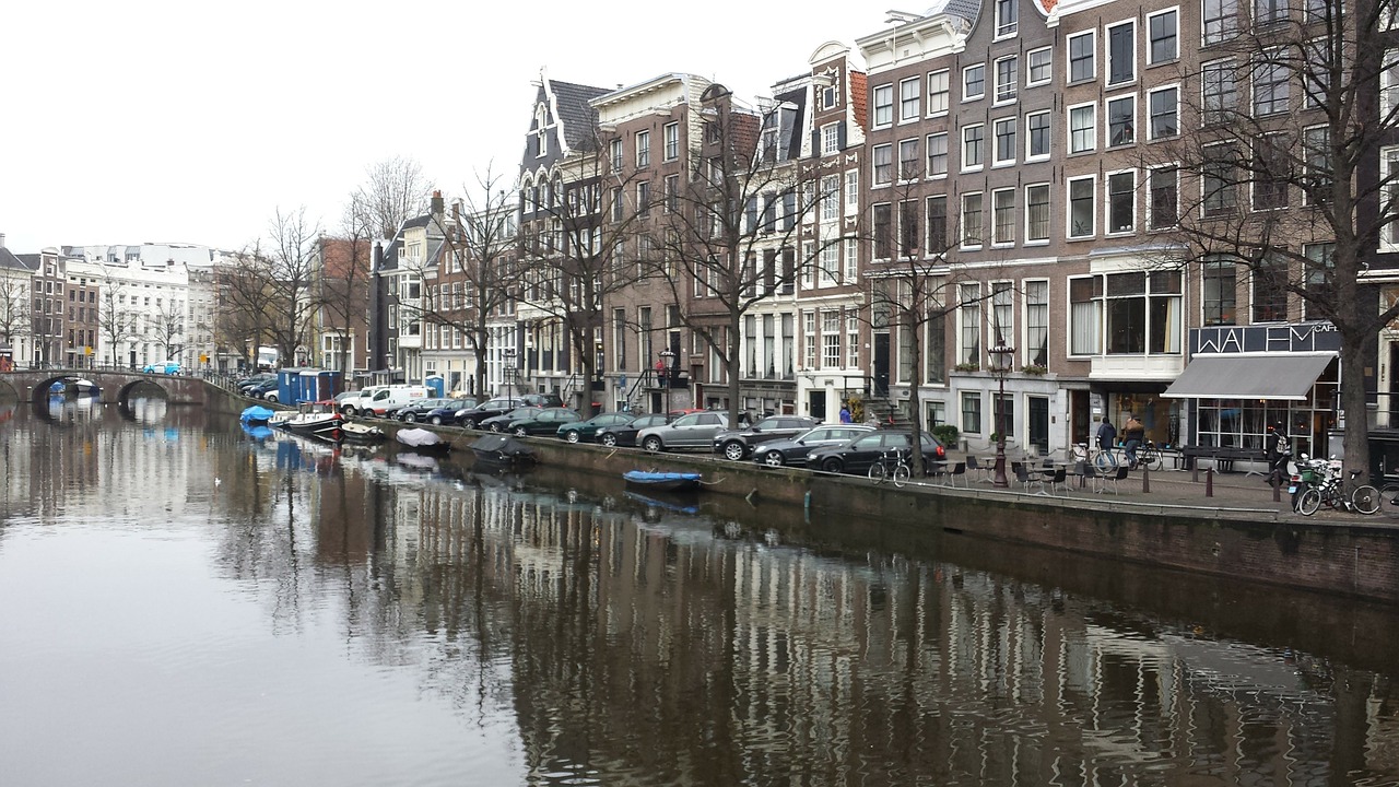 Amsterdamas, Kanalas, Namai, Nemokamos Nuotraukos,  Nemokama Licenzija
