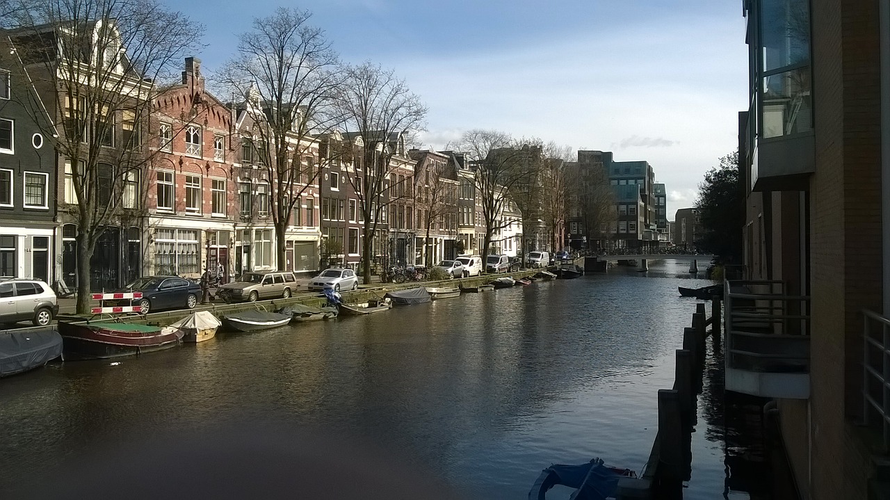 Amsterdamas, Kanalas, Tiltas, Valtys, Kovas, Nemokamos Nuotraukos,  Nemokama Licenzija