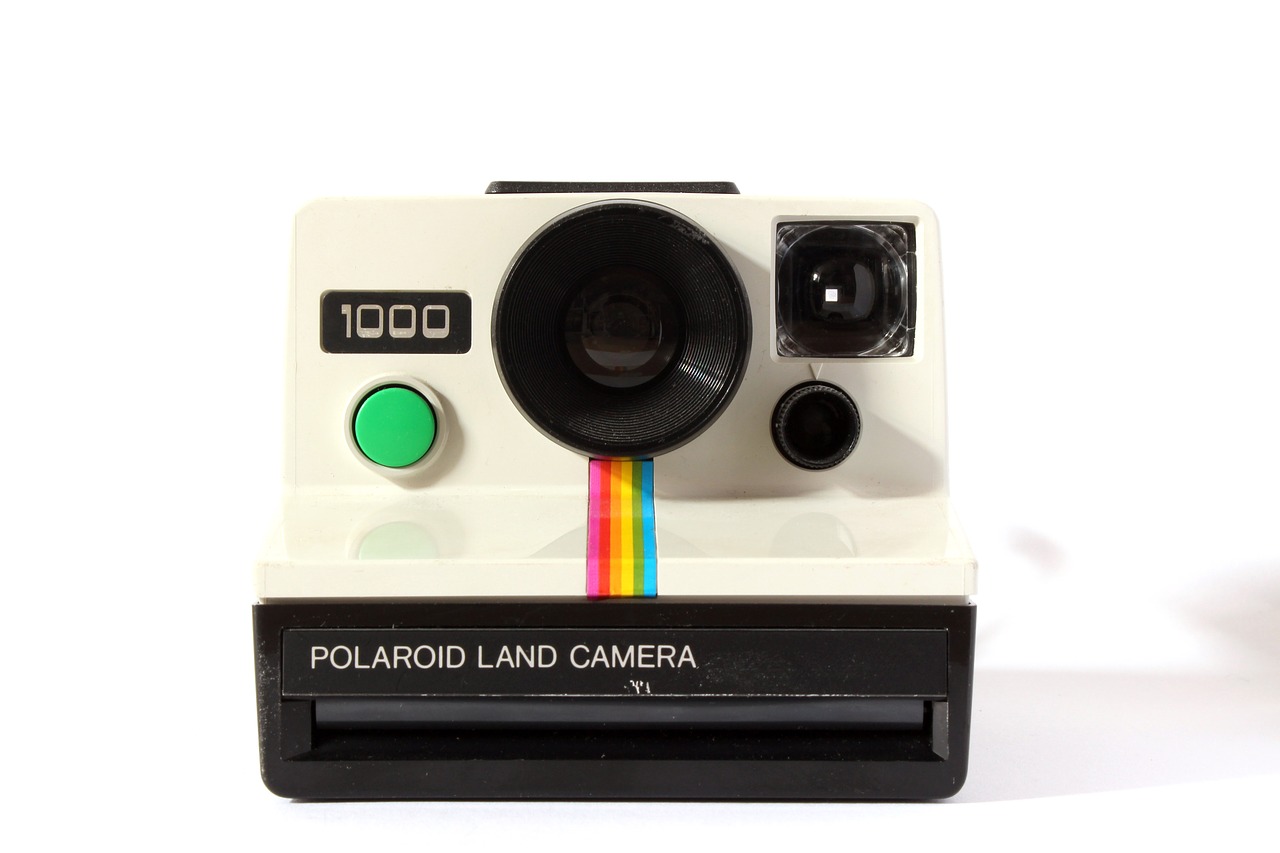 Analogas, Polaroidas, Fotoaparatas, Hipster, Momentinė Kamera, Retro, Nuotrauka, Fotografija, Vaizdas, Vintage