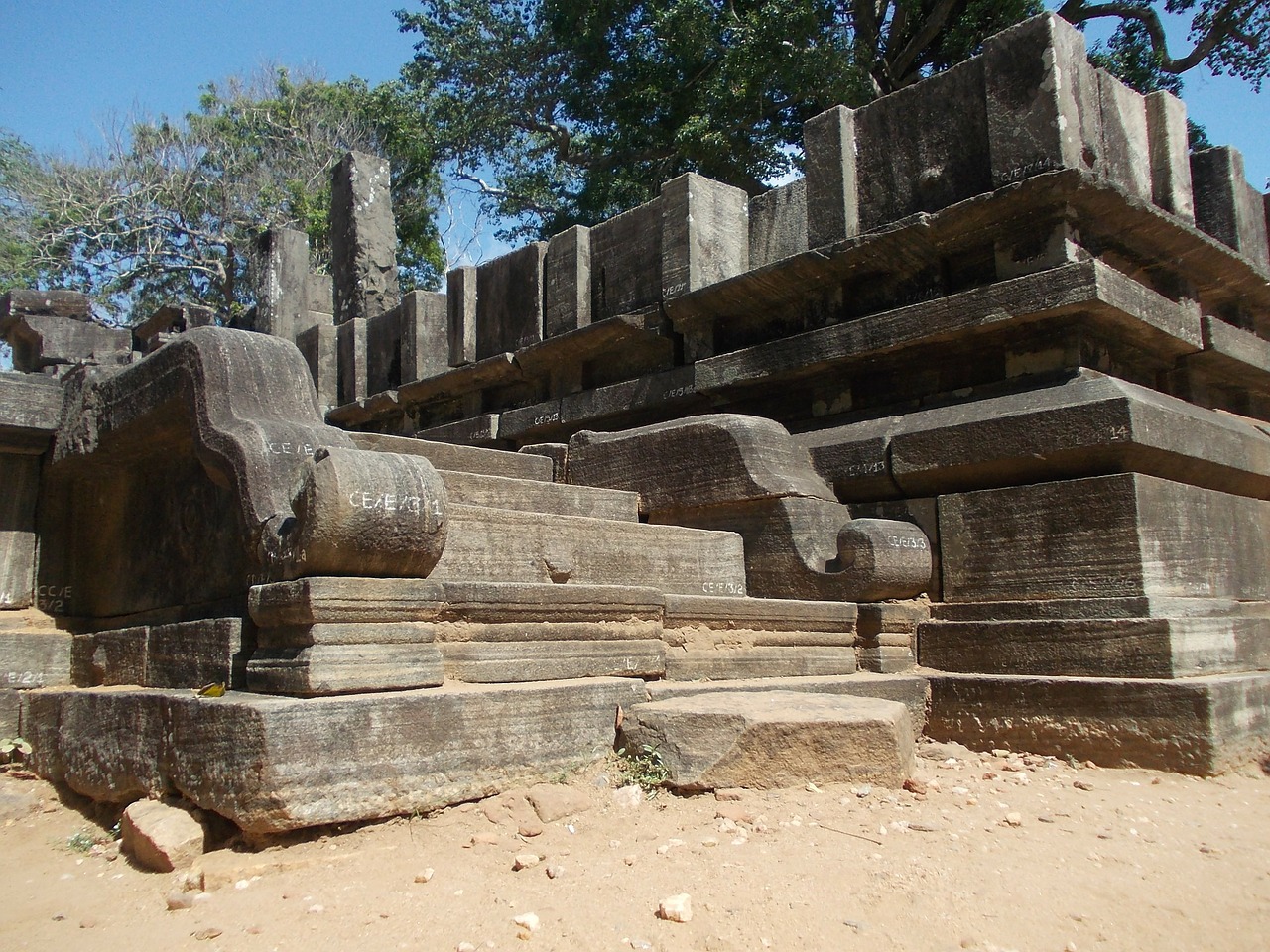 Senovės, Griuvėsiai, Akmenys, Akmuo, Šri Lanka, Polonnaruwa, Nemokamos Nuotraukos,  Nemokama Licenzija