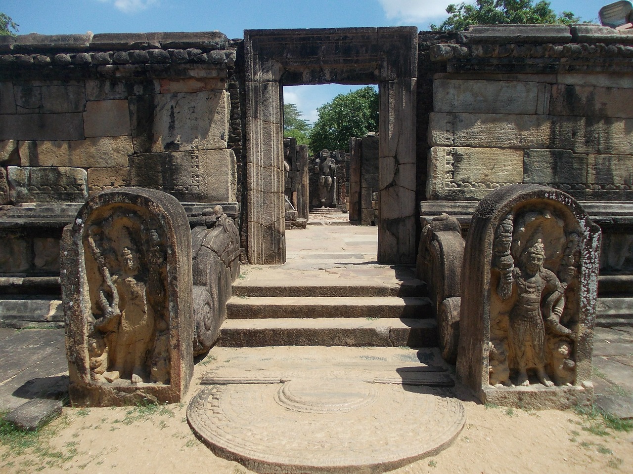 Senovės, Griuvėsiai, Akmenys, Akmuo, Šri Lanka, Polonnaruwa, Watadageya, Senoji Šventykla, Nemokamos Nuotraukos,  Nemokama Licenzija