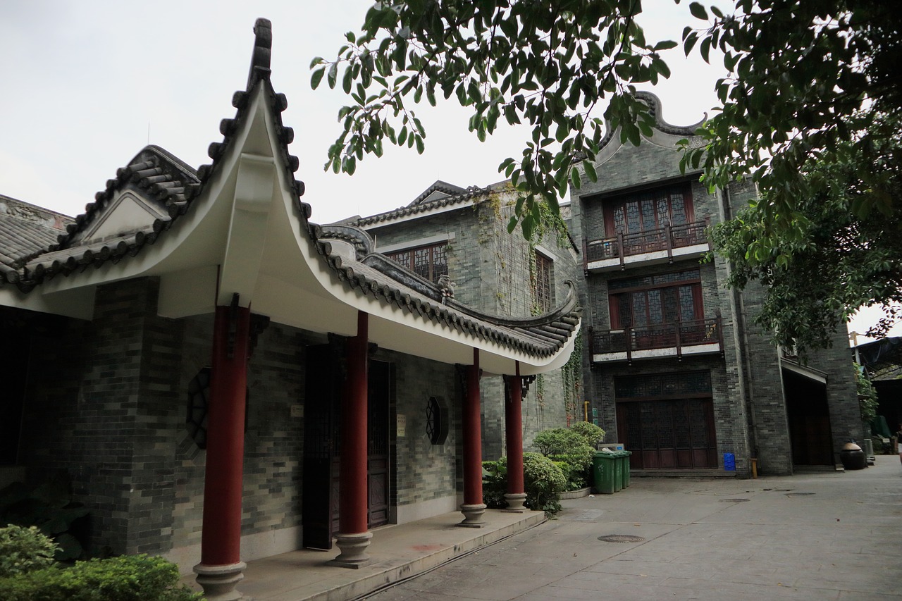 Senovės Architektūra, Lingnan Kultūra, Kinija, Nemokamos Nuotraukos,  Nemokama Licenzija