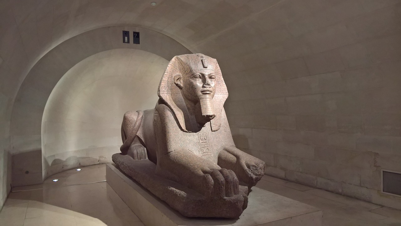 Senovės Egiptas, Sfinksas, Skulptūra, Muziejus, Lova, Nemokamos Nuotraukos,  Nemokama Licenzija