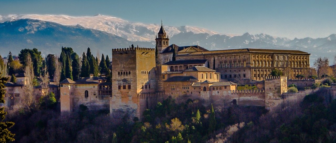 Andalūzija, Granada, Alhambra, Kraštovaizdis, Turizmas, Ispanija, Tautos, Architektūra, Miestas, Nemokamos Nuotraukos