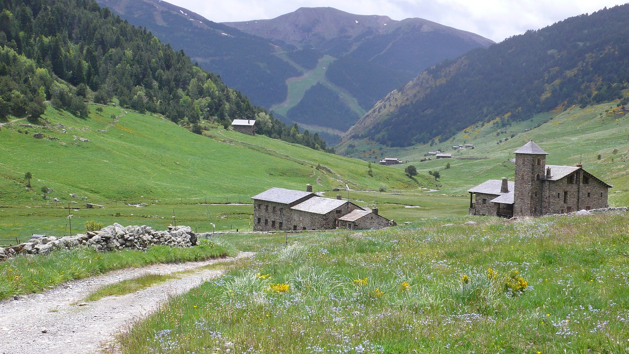 Andorra, Kalnai, Šventė, Pirėnai, Midi-Pirenejos, Gamta, Kraštovaizdis, Bažnyčia, Glen, Nemokamos Nuotraukos