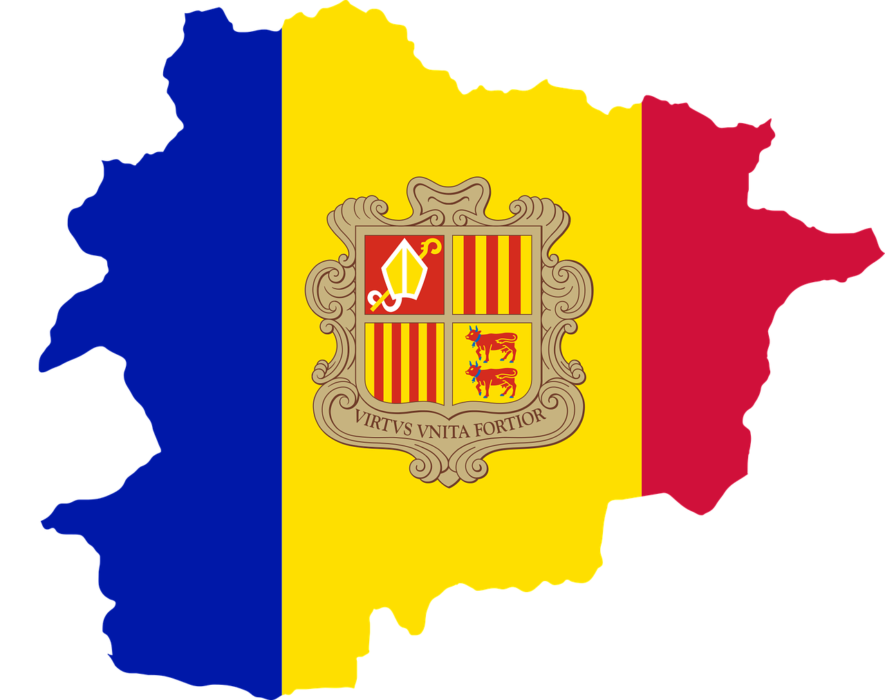 Andorra, Šalis, Europa, Vėliava, Sienos, Žemėlapis, Tauta, Geografija, Kartografija, Svg