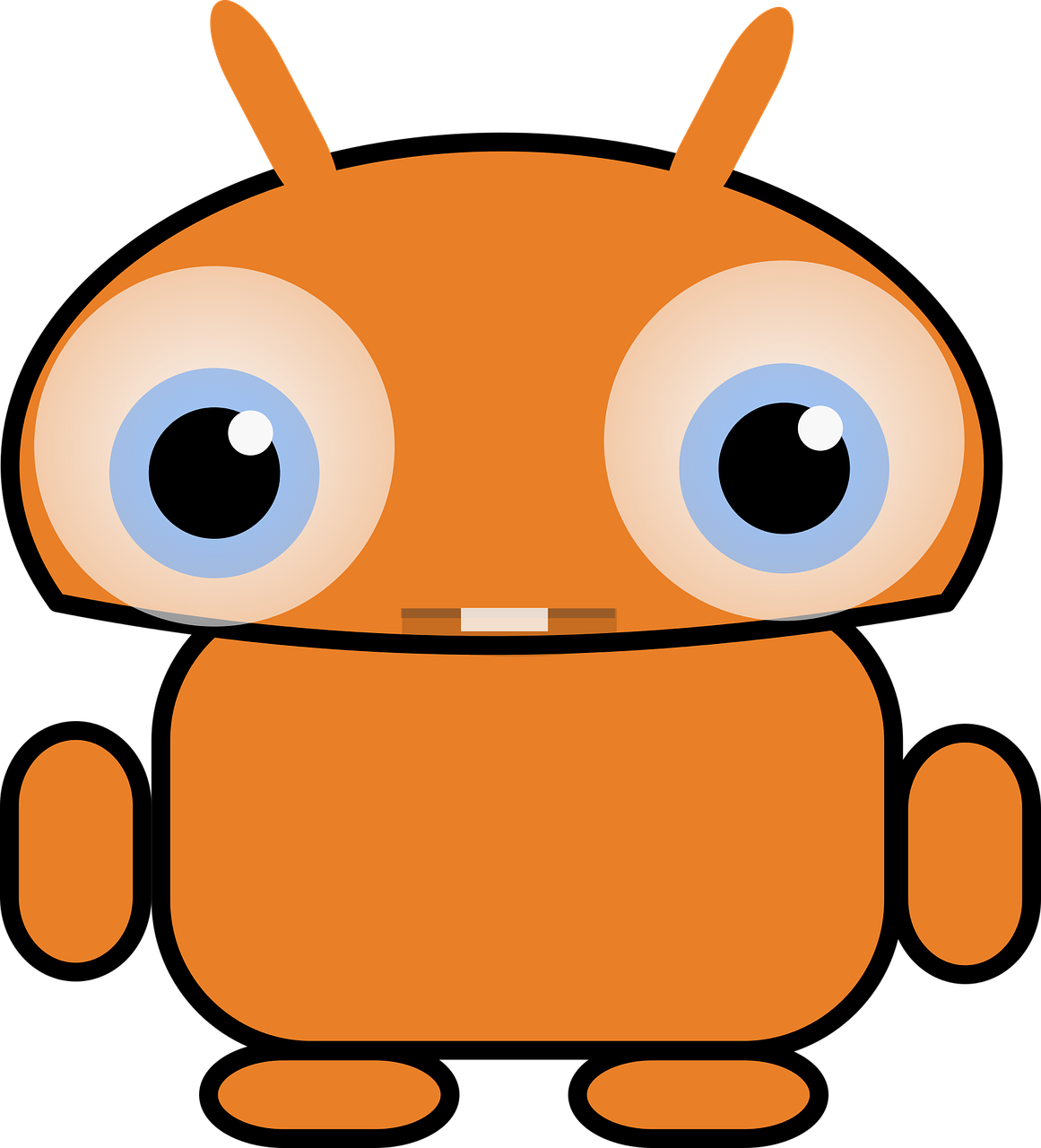 Android, Mielas, Robotas, Lipdukai, Nemokama Vektorinė Grafika, Nemokamos Nuotraukos,  Nemokama Licenzija