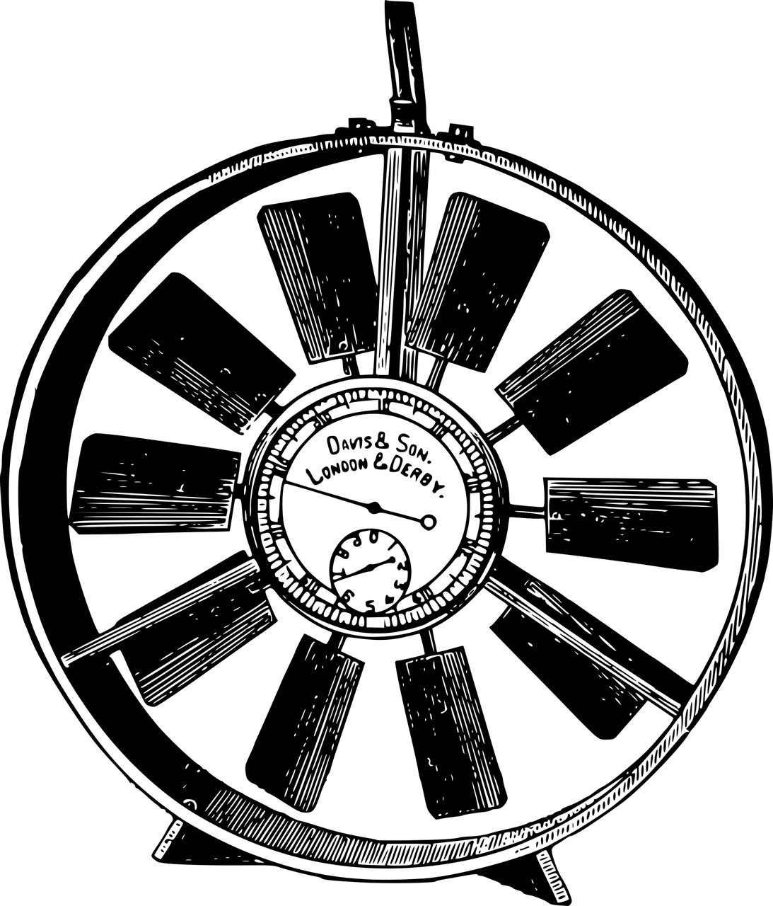 Anemometras, Senovinis, Instrumentas, Meteorologinė, Meteorologija, Vintage, Oras, Vėjas, Nemokama Vektorinė Grafika, Nemokamos Nuotraukos