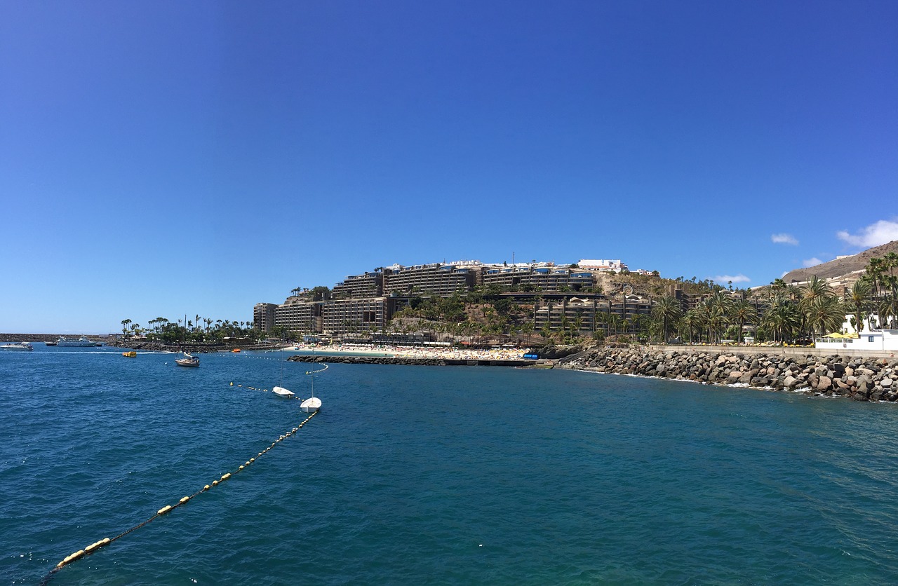 Anfi Del Mar, Gran Canaria, Papludimys, Kanarų Salos, Kurortas, Pakaitinė Dalis, Nemokamos Nuotraukos,  Nemokama Licenzija