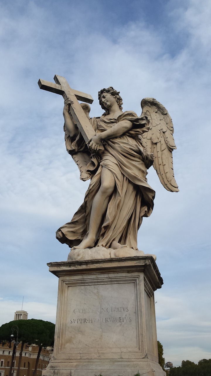 Angelas, Angelų Tiltas, Roma, Statula, Skulptūra, Nemokamos Nuotraukos,  Nemokama Licenzija