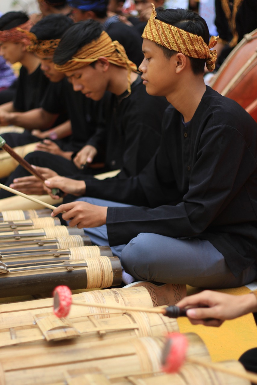 Angklung, Bambukas, Tr, Indonezija, Instrumentas, Tradicinis, Asian, Kultūra, Perkusija, Muzika