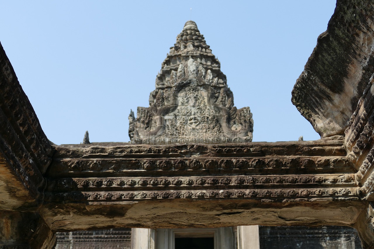 Angkor, Angkor Wat, Kambodža, Šventykla, Asija, Šventyklos Kompleksas, Istoriškai, Architektūra, Unesco, Pasaulinis Paveldas