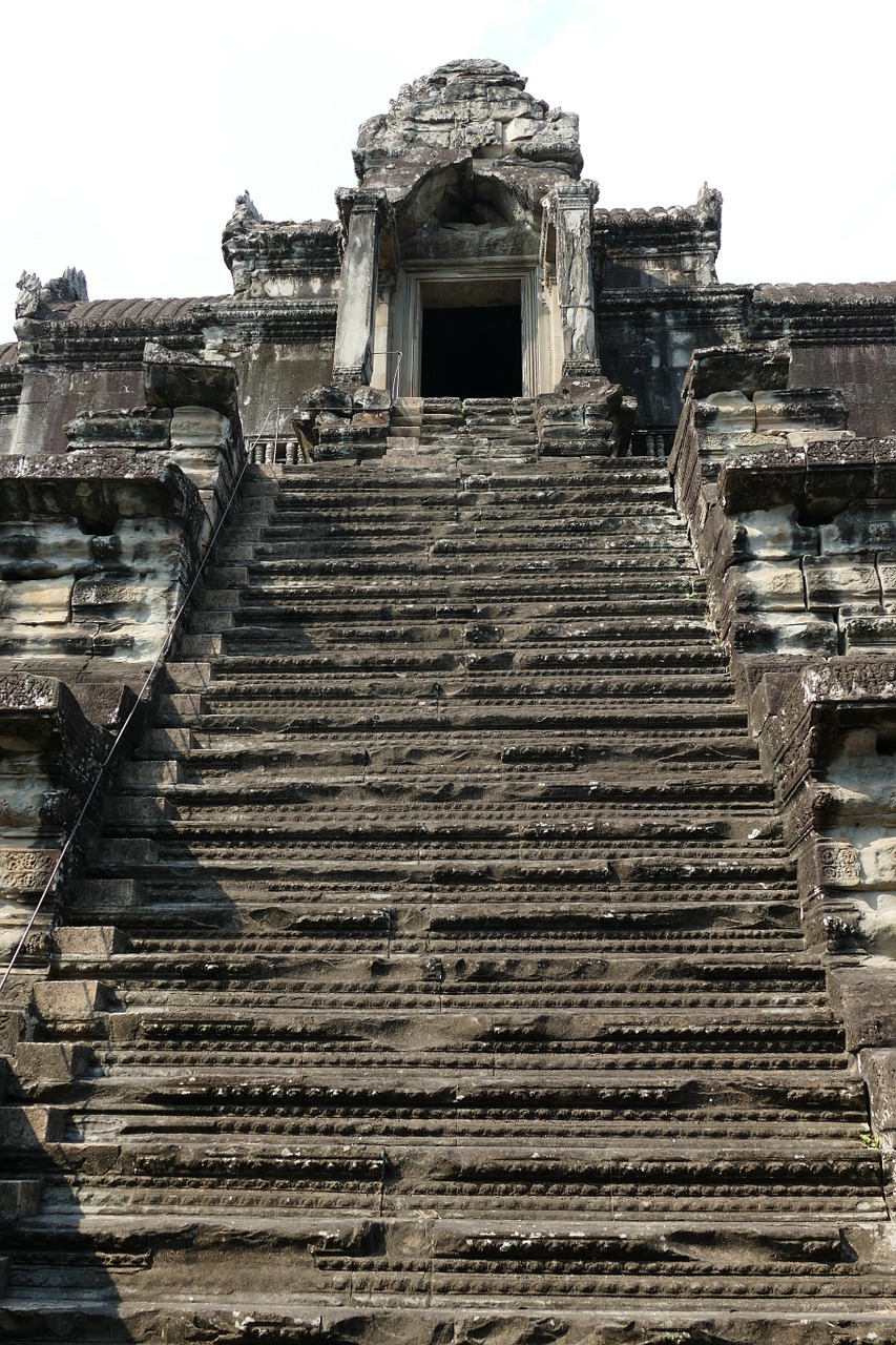 Angkor, Angkor Wat, Kambodža, Šventykla, Asija, Šventyklos Kompleksas, Istoriškai, Architektūra, Unesco, Pasaulinis Paveldas