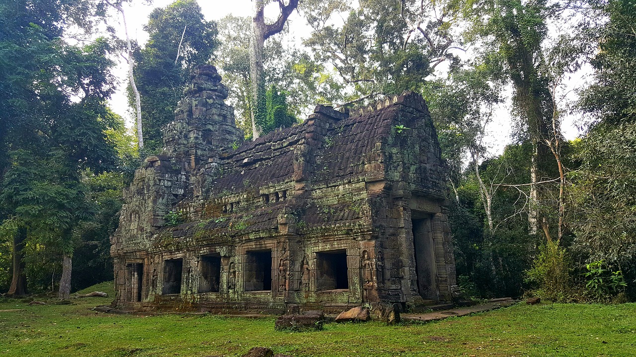 Angkor, Kraštovaizdis, Zen, Akmenys, Menas, Khmer, Religija, Asija, Šventykla, Gamta