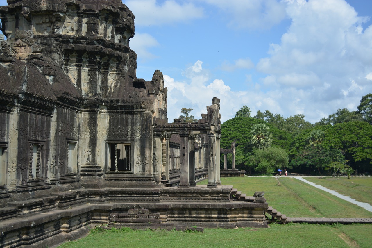 Angkor Wat, Angkor Šventyklos, Kambodža, Siem Grižti, Nemokamos Nuotraukos,  Nemokama Licenzija