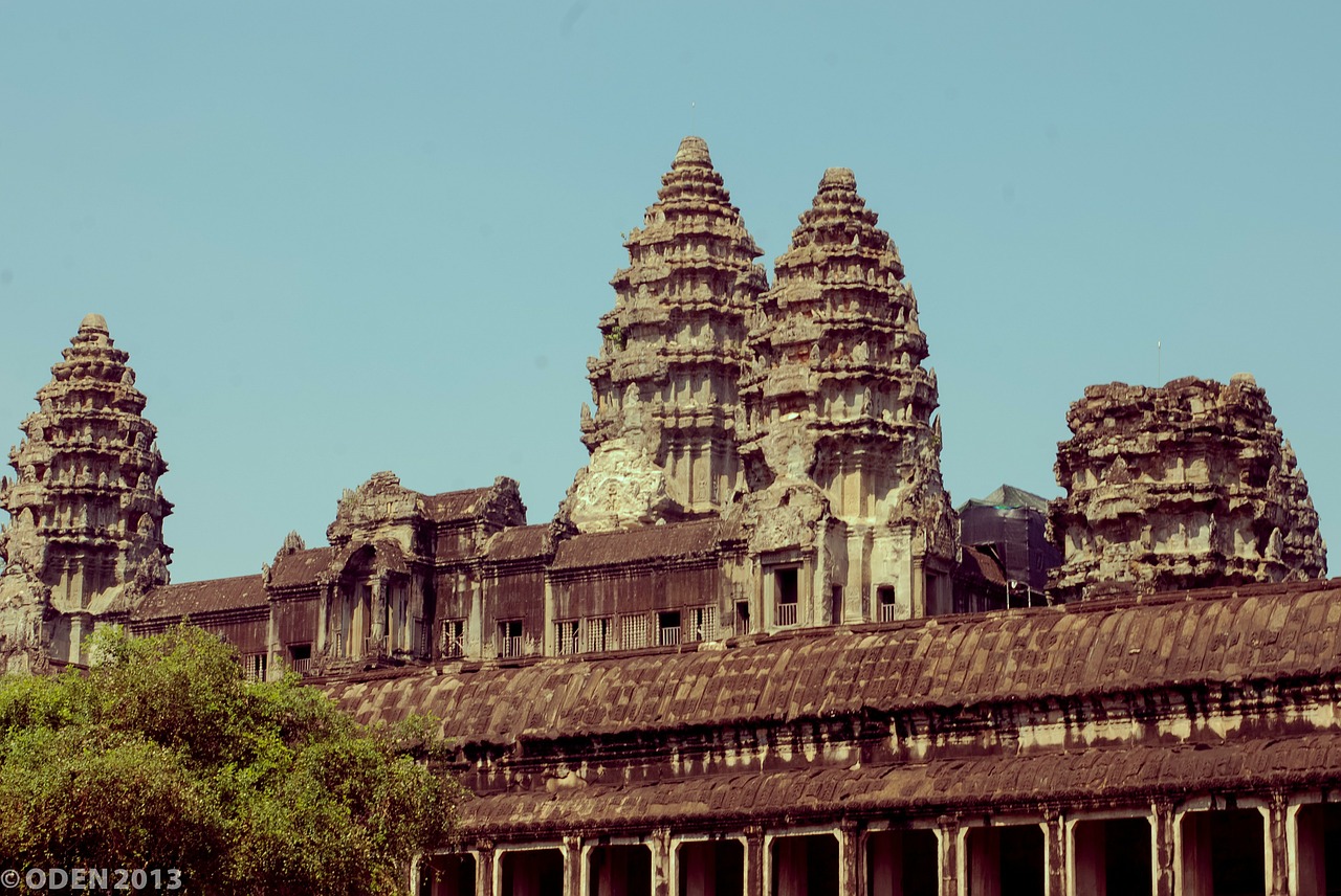 Angkor Wat, Siem Grižti, Kambodža, Statula, Šypsena, Gražus, Unesco, Istorinis, Nemokamos Nuotraukos,  Nemokama Licenzija