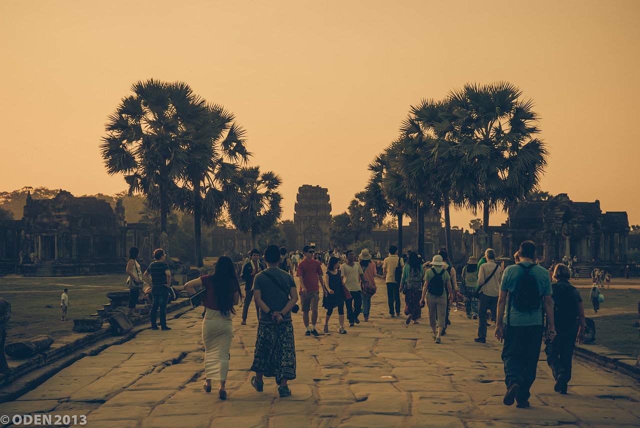 Angkor Wat, Turistinis, Siem Grižti, Angkor, Religija, Garbinimas, Hinduizmas, Archeologija, Unesco, Turizmas