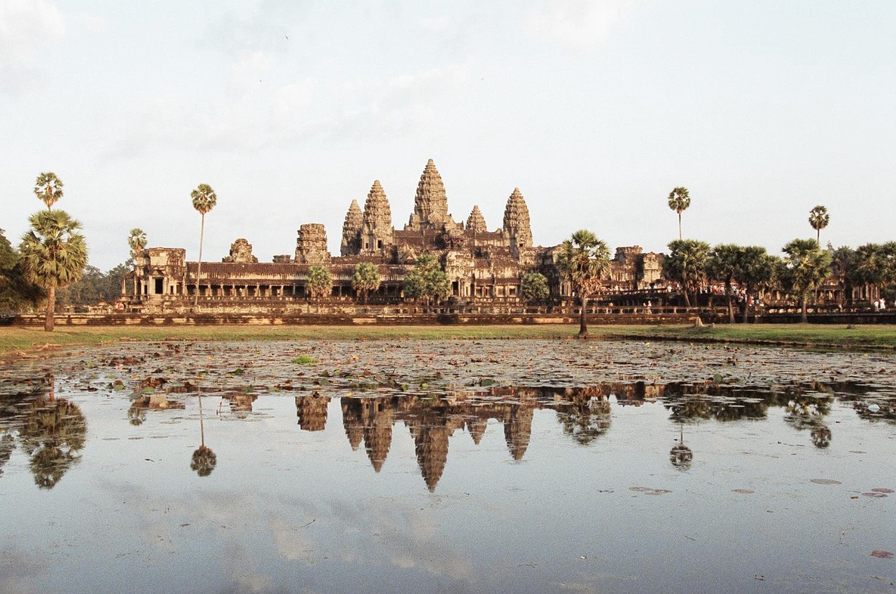 Angkor Wat, Šventykla, Siem Grižti, Khmer, Kambodža, Budizmas, Paveldas, Orientyras, Istorinis, Žinomas