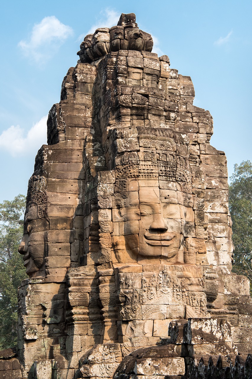 Angkor Wat,  Bajono Šventykla,  Senovės,  Šventykla,  Siem Grižti,  Kambodža,  Buda,  Religija,  Akmuo,  Be Honoraro Mokesčio