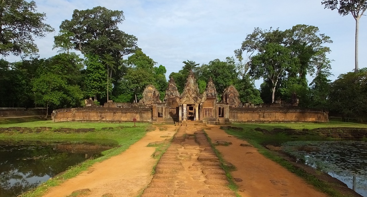 Angkor Wat, Angkor, Banteay Srei, Siem Grižti, Kambodža, Kambodža, Nemokamos Nuotraukos,  Nemokama Licenzija