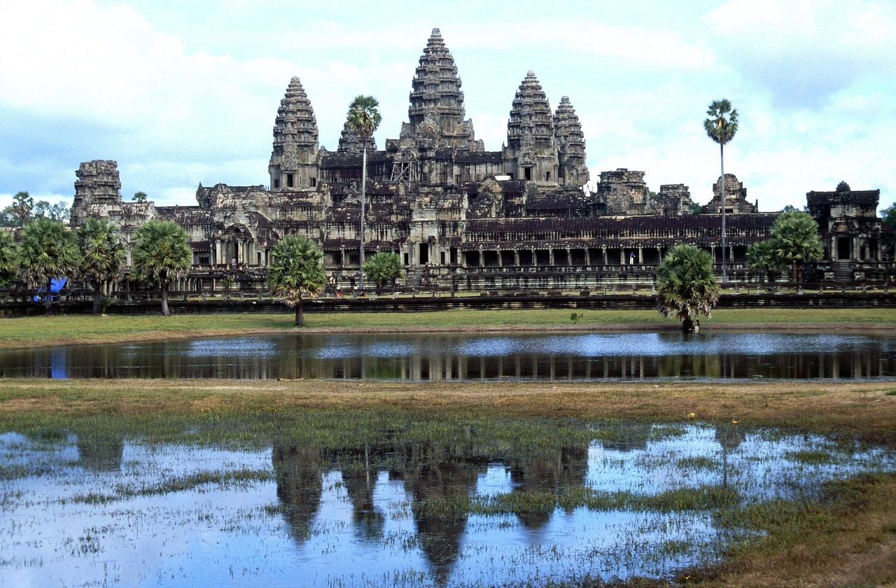 Angkor Wat Šventykla, Dvyliktoji Amžius, Kambodža, Asija, Preah Khan, Khmer, Khmer Architektūra, 12 A. Siem Grižti, Ankor Vat, Budistinis