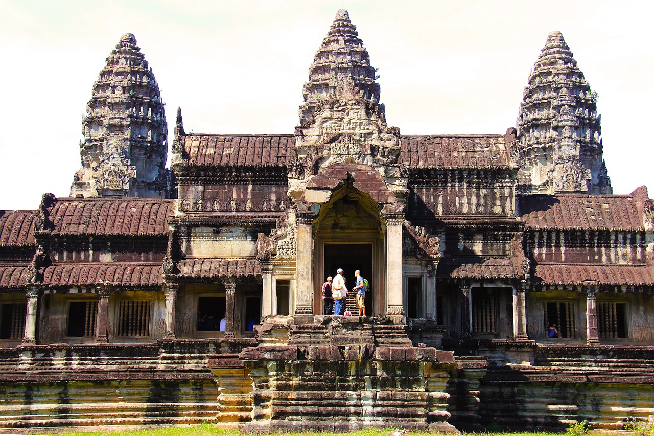 Angkor Wat Šventykla, Nuostabus, Septyni Stebuklai, Stebuklas, Senovės, Pasaulis, Šventykla, Kelionė, Senovinis, Senas