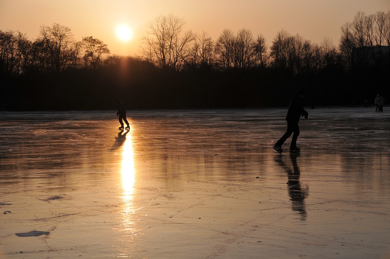 Žvejybos Tvenkinys, Ledas, Skates, Nemokamos Nuotraukos,  Nemokama Licenzija