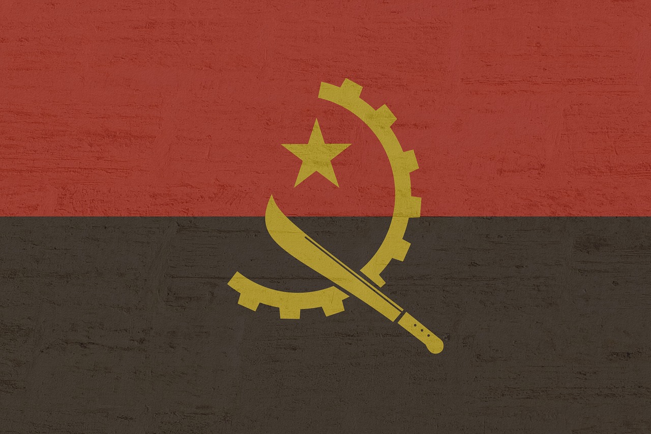 Angola, Vėliava, Nemokamos Nuotraukos,  Nemokama Licenzija
