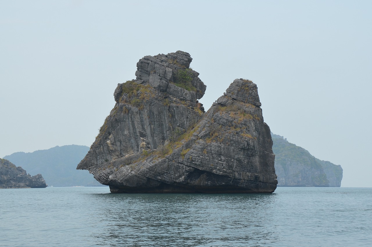 Angthongo Jūrų Parkas, Koh Samui, Tailandas, Kraštovaizdis, Angthong, Vaizdingas, Rokas, Vanduo, Jūros Dugnas, Nemokamos Nuotraukos