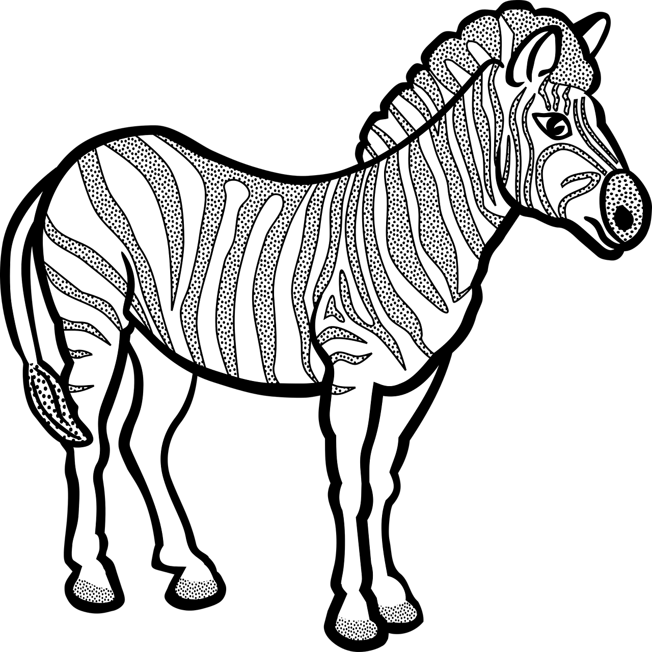 Gyvūnas, Trumpi Abc Paveiksliukai, Zebra, Nemokama Vektorinė Grafika, Nemokamos Nuotraukos,  Nemokama Licenzija
