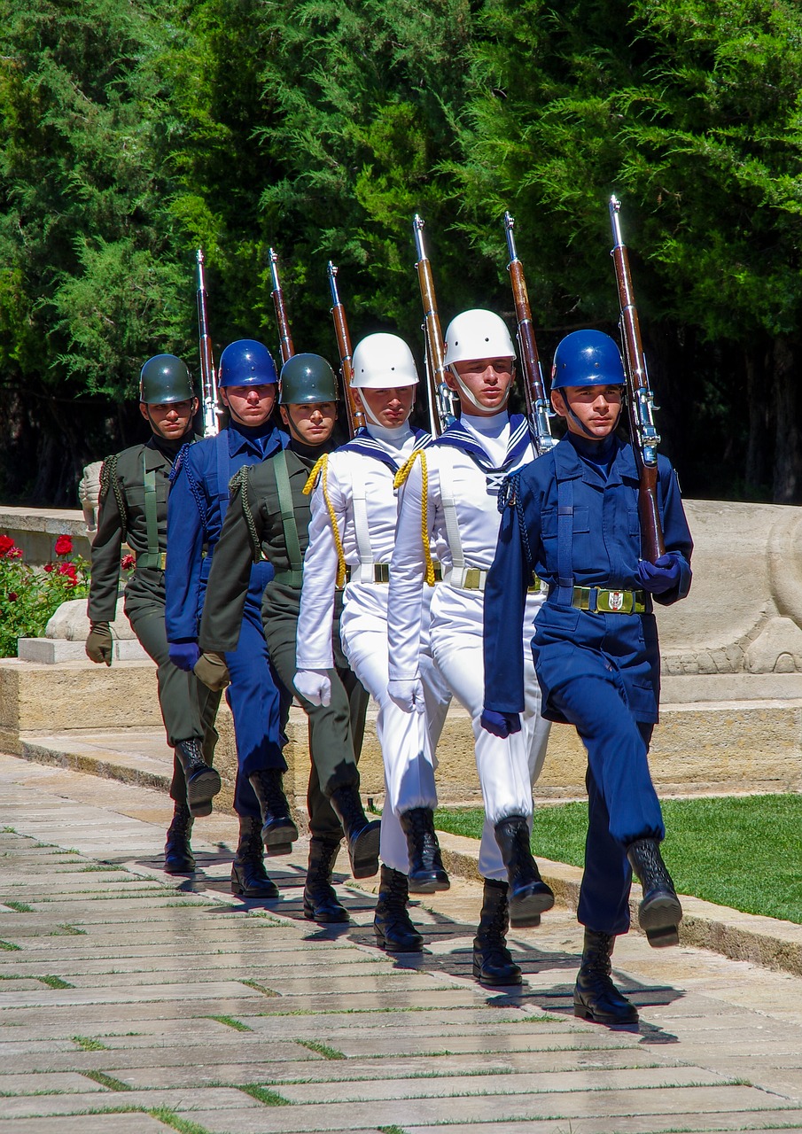 Ankara, Mauzoliejus, Kareiviai, Traukuliai, Atatürk, Marsas, Turkija, Vadovas, Turkish, Vėliava