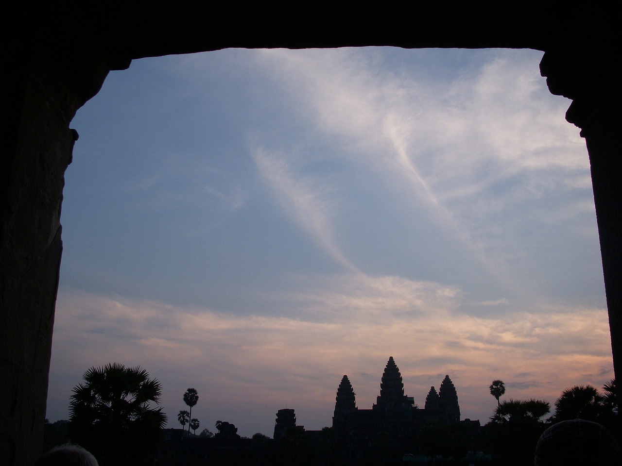 Angkor Wat, Kambodža, Asija, Senovės, Paminklas, Griuvėsiai, Dangus, Debesys, Lauke, Vaizdingas