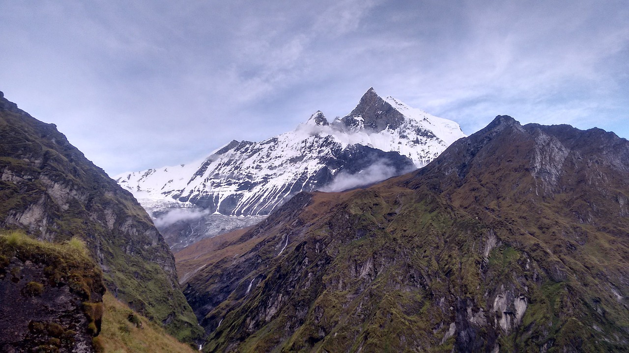 Annapurna, Pasivaikščiojimas, Himalaja, Viršuje, Lauke, Sniegas, Nemokamos Nuotraukos,  Nemokama Licenzija