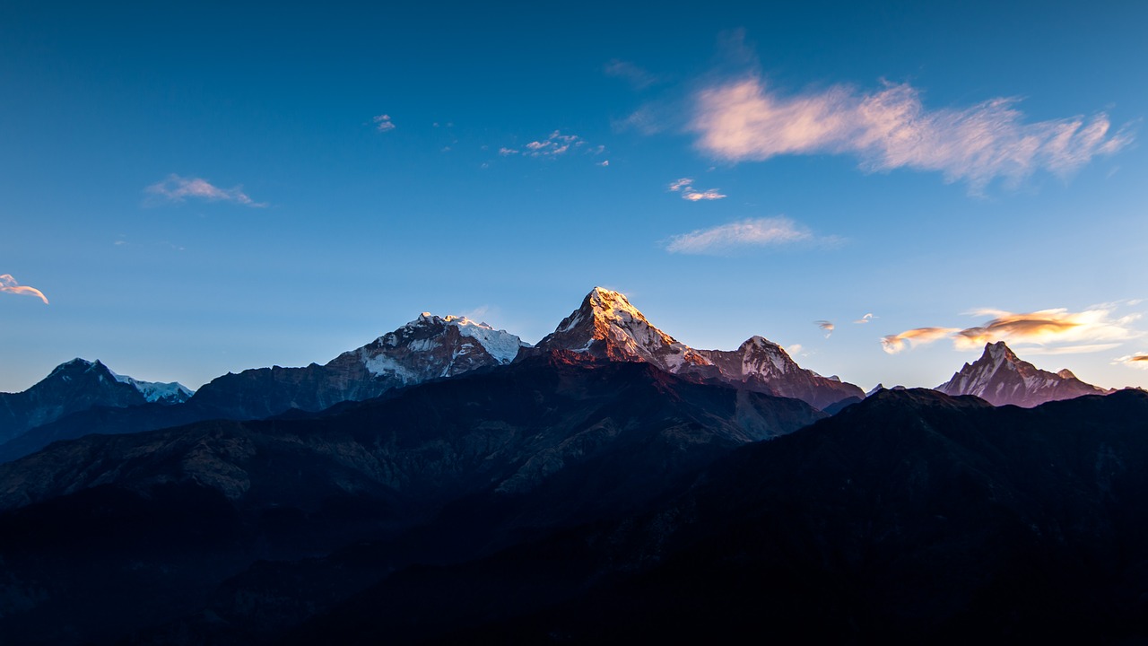 Annapurna,  Himalajai,  Diapazonas,  Nepale,  Kalnų,  Kelionėse,  Žygiai,  Sniegas,  Dangus,  Rokas