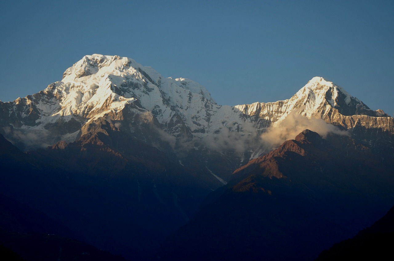 Annapurna, Pasivaikščiojimas, Kalnas, Saulėtekis, Bergsport, Alpinizmas, Sniegas, Rokas, Aukštas, Aukšti Kalnai
