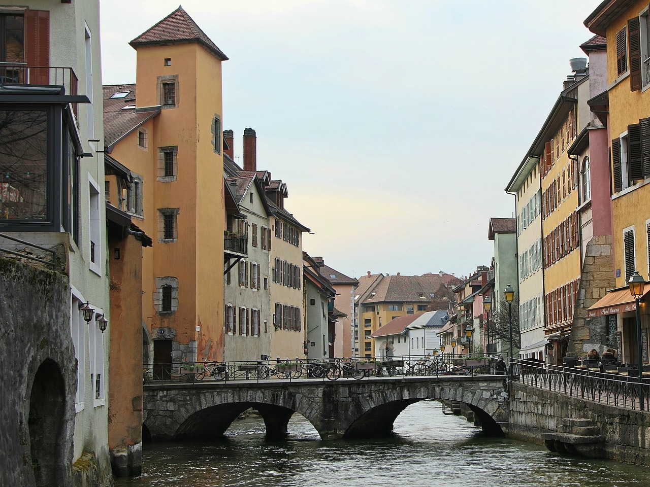 Annecy, France, Upė, Europa, Prancūzų Kalba, Miestas, Miestas, Savoie, Kraštovaizdis, Architektūra