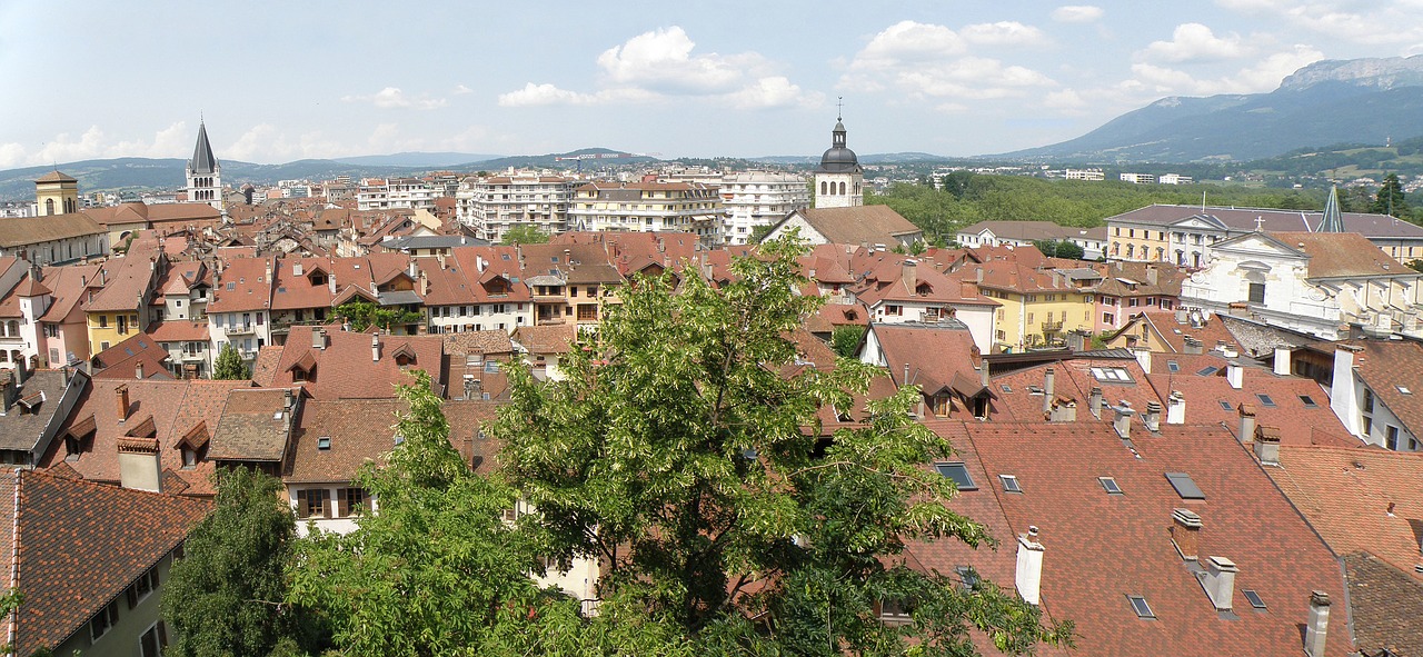 Annecy, Vaizdas, Panorama, Miestas, Miestas, France, Istorinis, Vaizdingas, Haute-Savoie, Nemokamos Nuotraukos