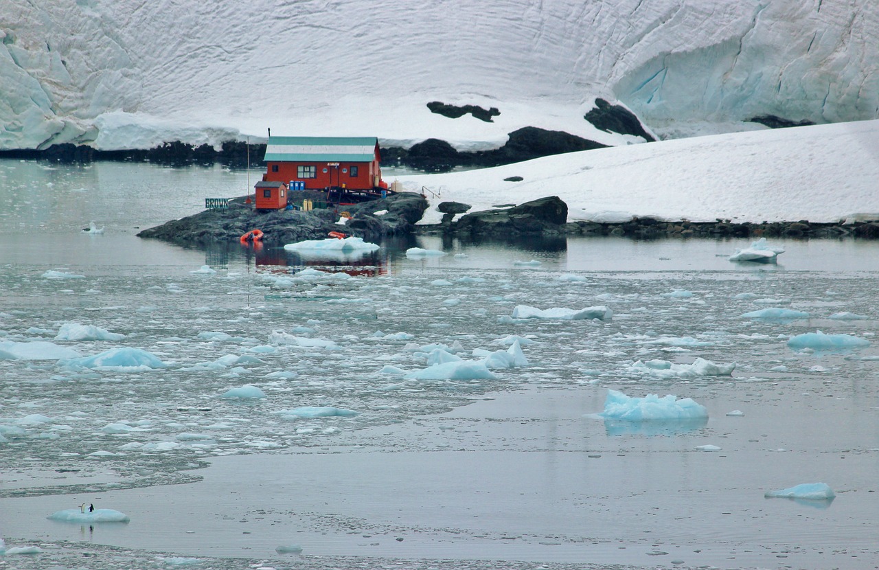 Antarctica, Ledynas, Ledas, Plaukiojantieji, Gabaliukai, Kraštovaizdis, Vandenynas, Tyrimo Stotis, Gamta, Ledinis