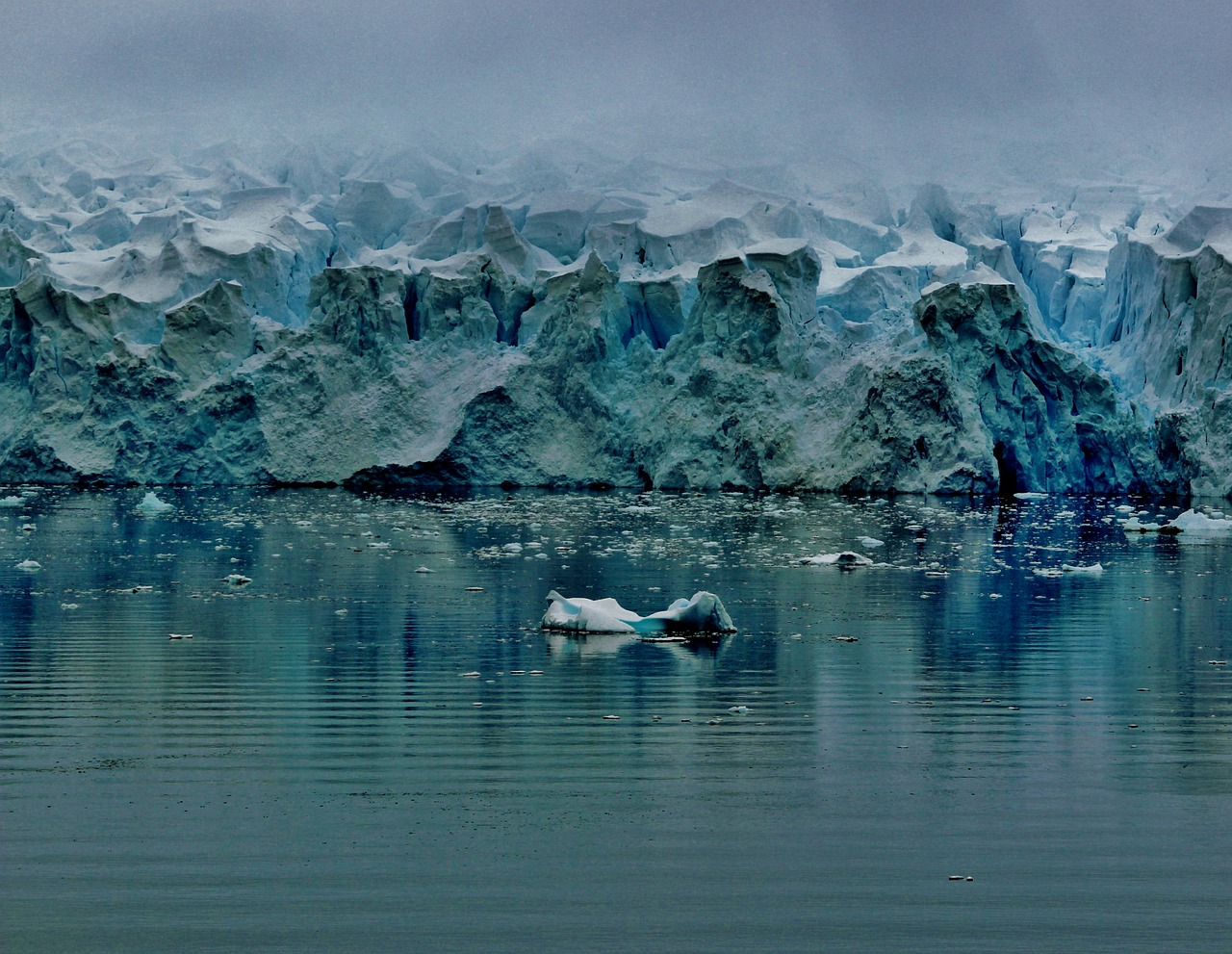 Antarctica, Ledynas, Jūra, Vandenynas, Vanduo, Žiema, Sniegas, Ledas, Plūduriuojantys Gabalėliai, Ledo Kepurės