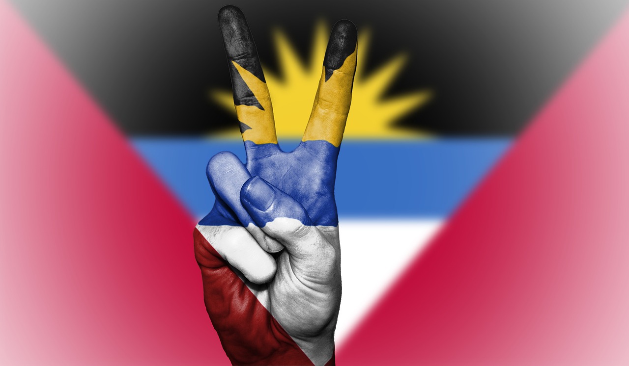 Antigva Ir Barbuda, Taika, Vėliava, Antigua, Barbuda, Nacionalinis, Fonas, Reklama, Spalvos, Šalis