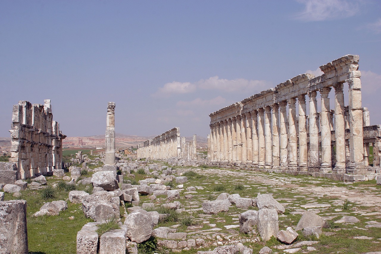 Aphamija, Byzantisch, Sirija, Senoviniai Miestai, Nemokamos Nuotraukos,  Nemokama Licenzija