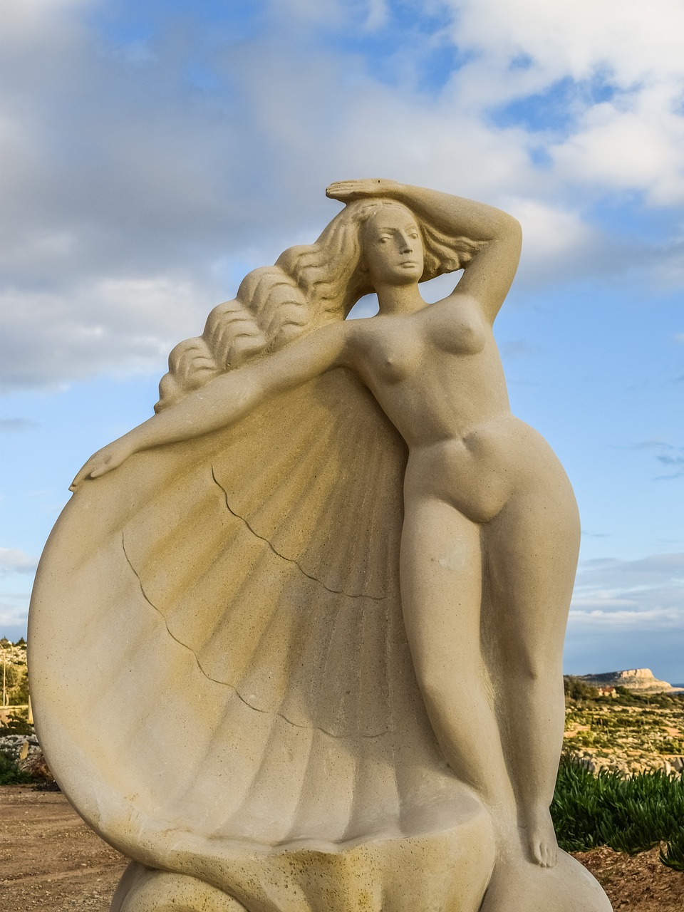 Afroditas, Kipras, Ayia Napa, Skulptūrų Parkas, Menas, Lauke, Skulptūra, Moteris, Deivė, Graikų Kalba