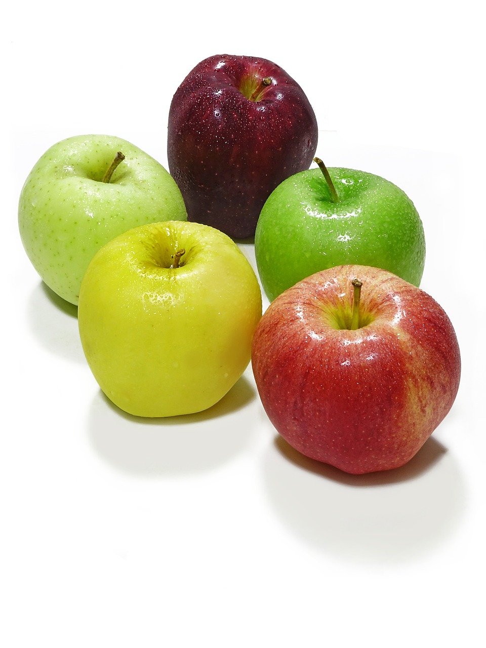 Obuoliai, Vaisiai, Maistas, Sveikas, Ekologiškas, Šviežias, Natūralus, Raudona, Žalias, Geltona