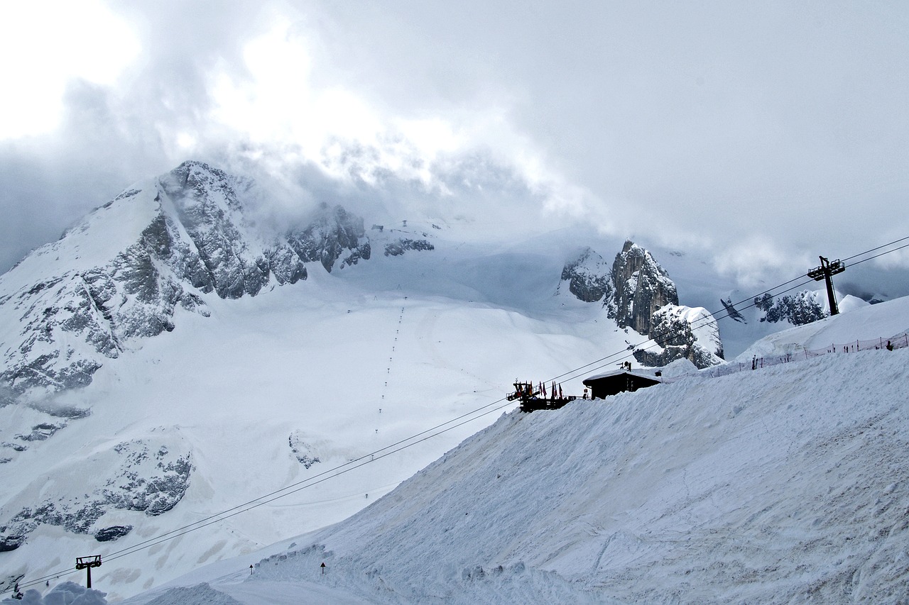 Arabba, Dolomitai, Dolomito Superski, Veneto, Belluno, Italy, Alpės, Sniegas, Žiemos Peizažas, Kalnas