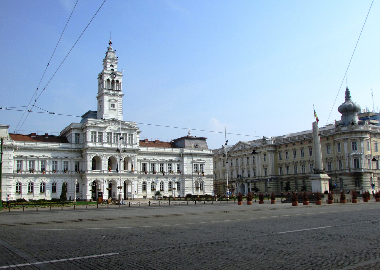 Aradas, Transilvanija, Centras, Architektūra, Mero Kabinetas, Nemokamos Nuotraukos,  Nemokama Licenzija