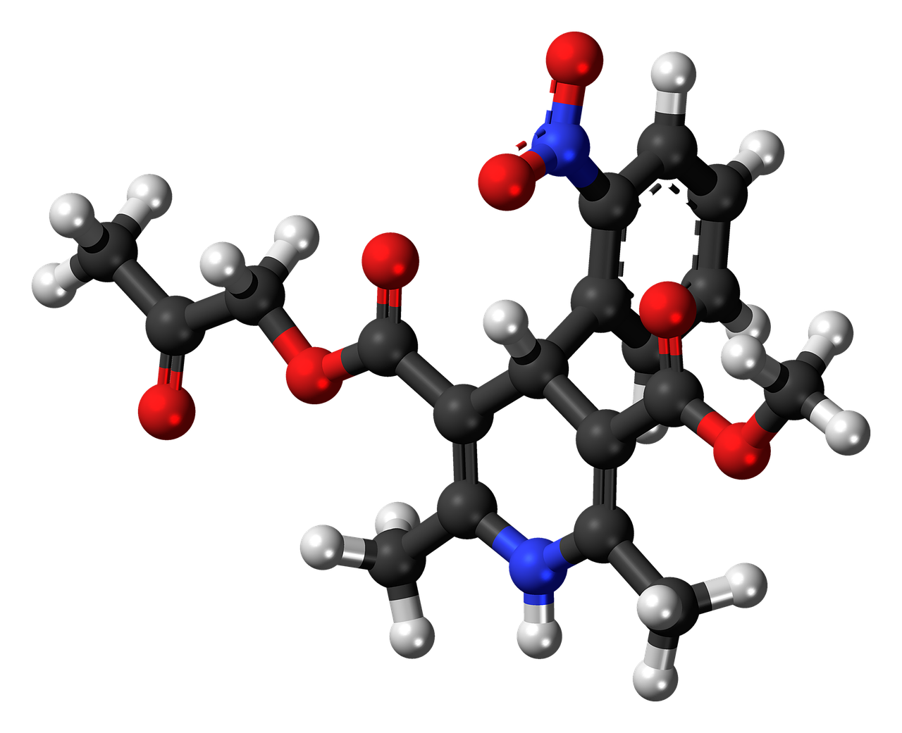 Aranidipinas,  Kalcio Kanalo Blokatorius,  Molekulė,  Modelis,  Struktūra,  Vaistas,  Chemija,  Mokslas,  Bondings,  Atomai