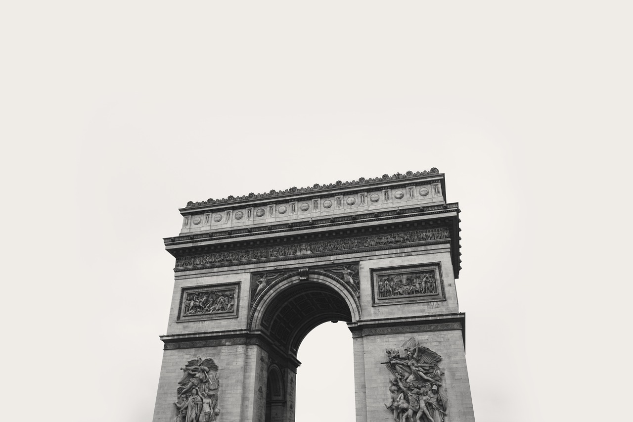 Arc De Triomphe De Létoile, Arc De Triumph, France, Paris, Iconic, Piktograma, Klasikinis, Triumfinė Žvaigždė Arka, Paminklai, Vieta Charles De Gaulle