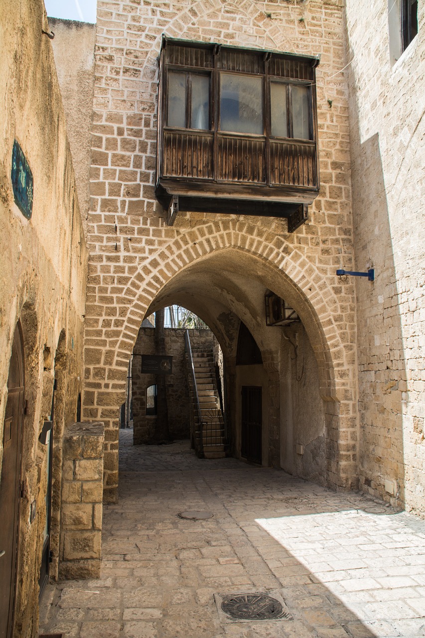 Architektūra, Jaffa, Senoji Gatvė, Senamiestis, Kelias, Senas, Miestas, Pastatas, Istoriškai, Lankytinos Vietos