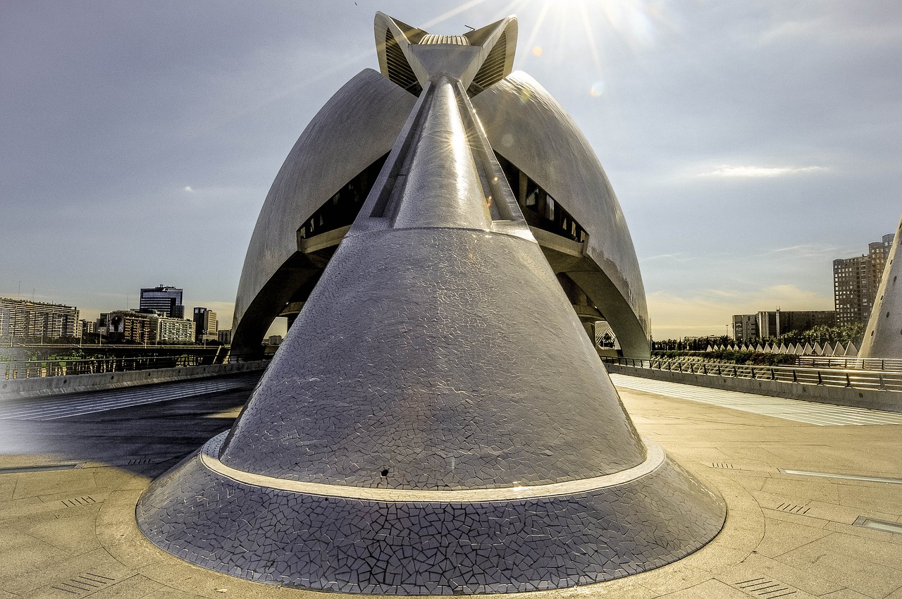 Architektūra, Santiago Calatrava, Miestas, Turizmas, Ispanija, Valensija, Meno Miestas, Valence, Pastatas, Šviesa
