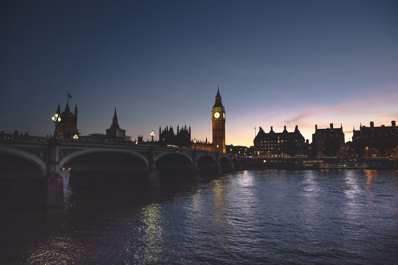 Architektūra, Didysis Benas, Tiltas, Pastatai, Miestas, Miesto Panorama, Anglija, Londonas, Naktis, Parlamentas